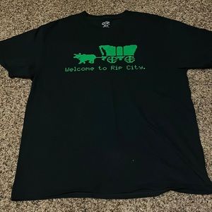 Welcome to RIP city/Oregon trail shirt. Portland trailblazers NBA